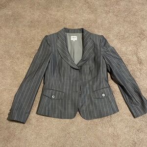 Armani grey striped jacket